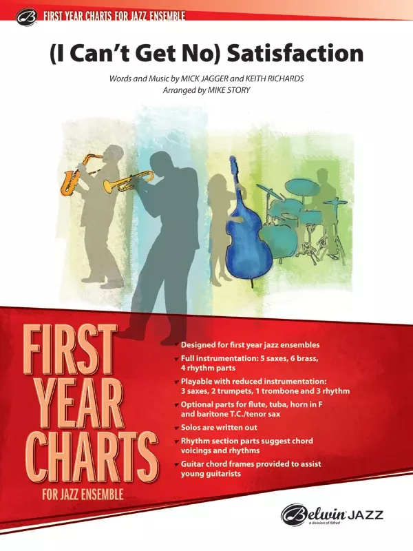 (I Can’t Get No) Satisfaction: Jazz Ensemble Conductor Score & Parts