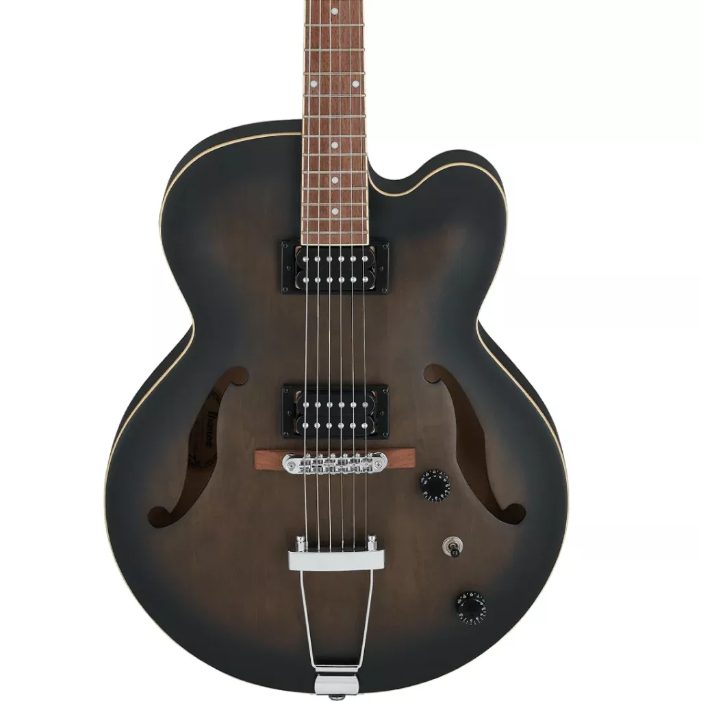 Ibanez AF55 Electric Guitar in Transparent Black Flat