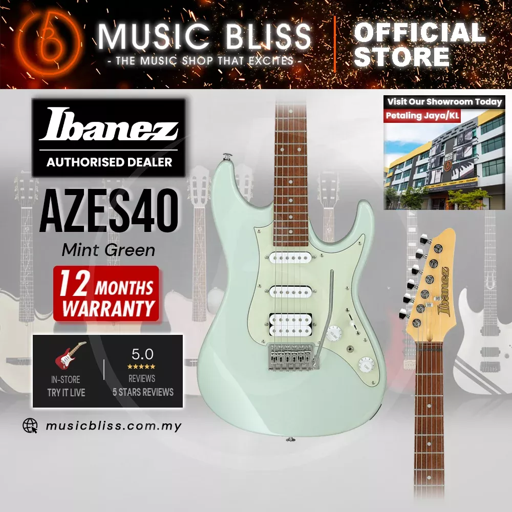Ibanez AZES40 Electric Guitar – Mint Green
