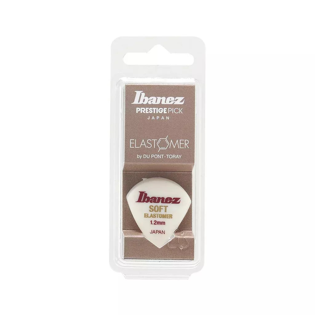 Ibanez BEL18ST12 1.2mm Elastomer Pick, Soft, 3pcs