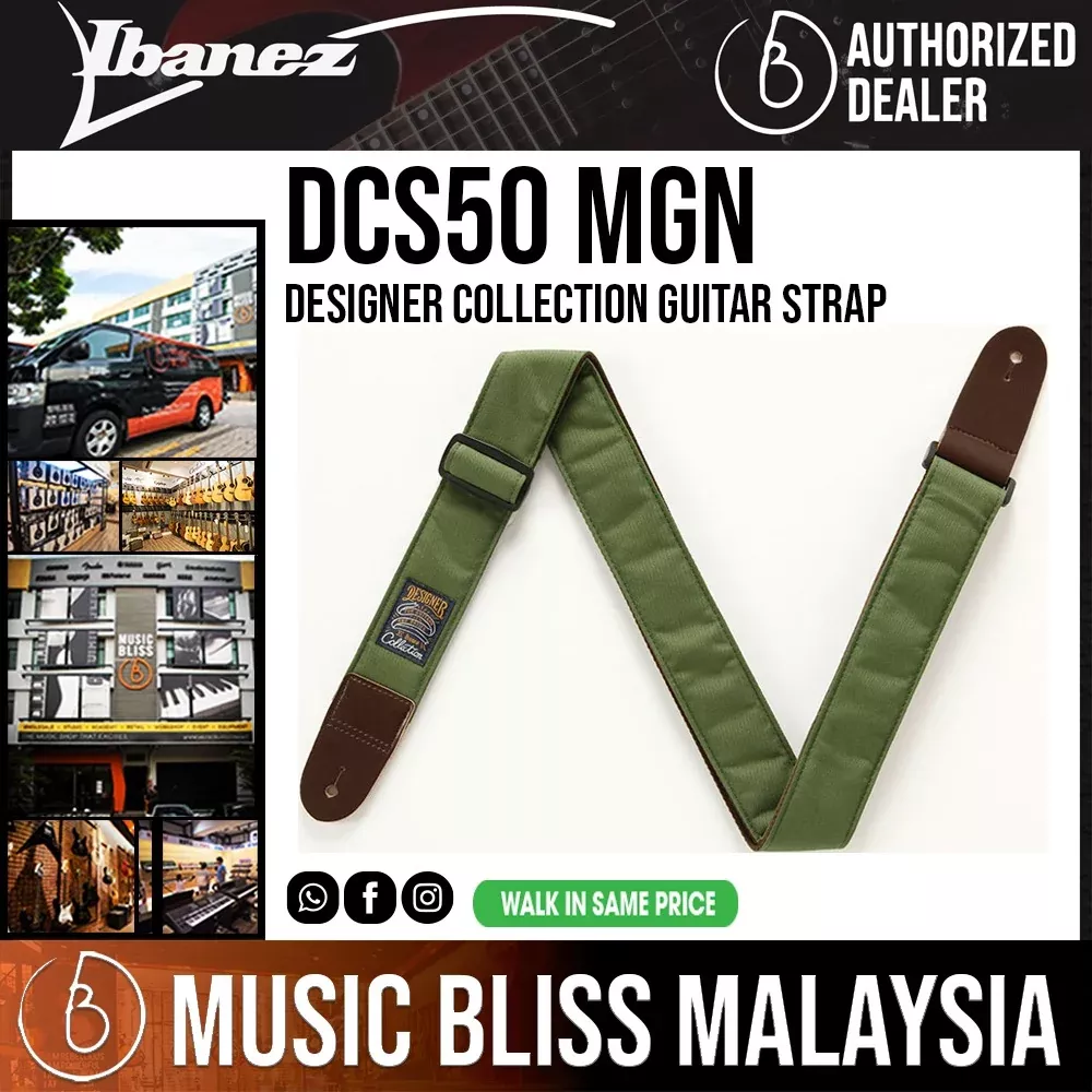 Ibanez DCS50 Designer Collection Guitar Strap - Moss Green