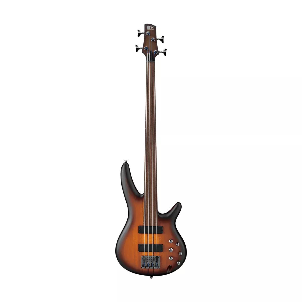 Ibanez SRF700-BBF 4-String Fretless Bass, Brown Burst Flat