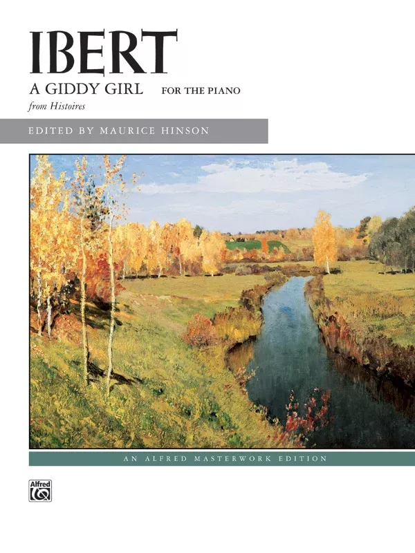 Ibert: A Giddy Girl: Piano Sheet