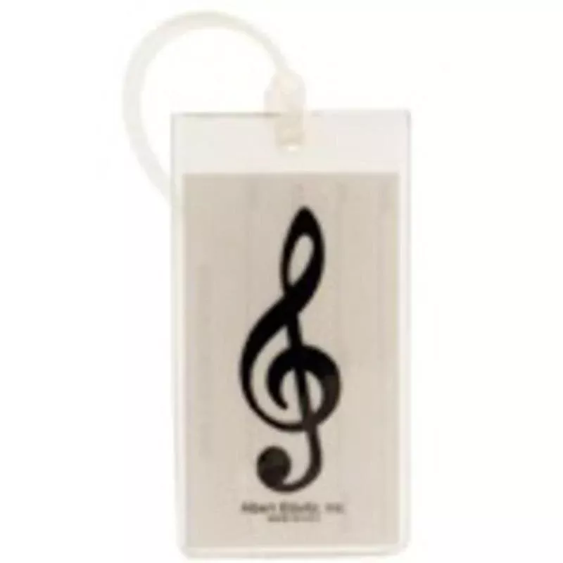 Id Tag Soft Rubber G Clef