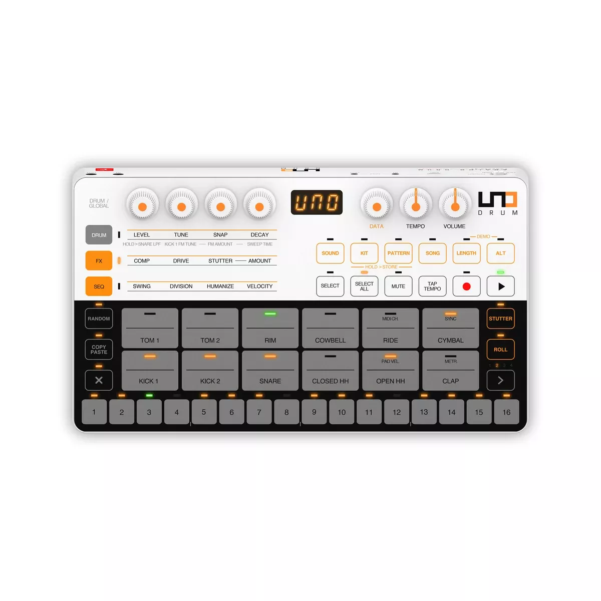 Ik Multimedia UNO Drum Analog / PCM Drum Machine