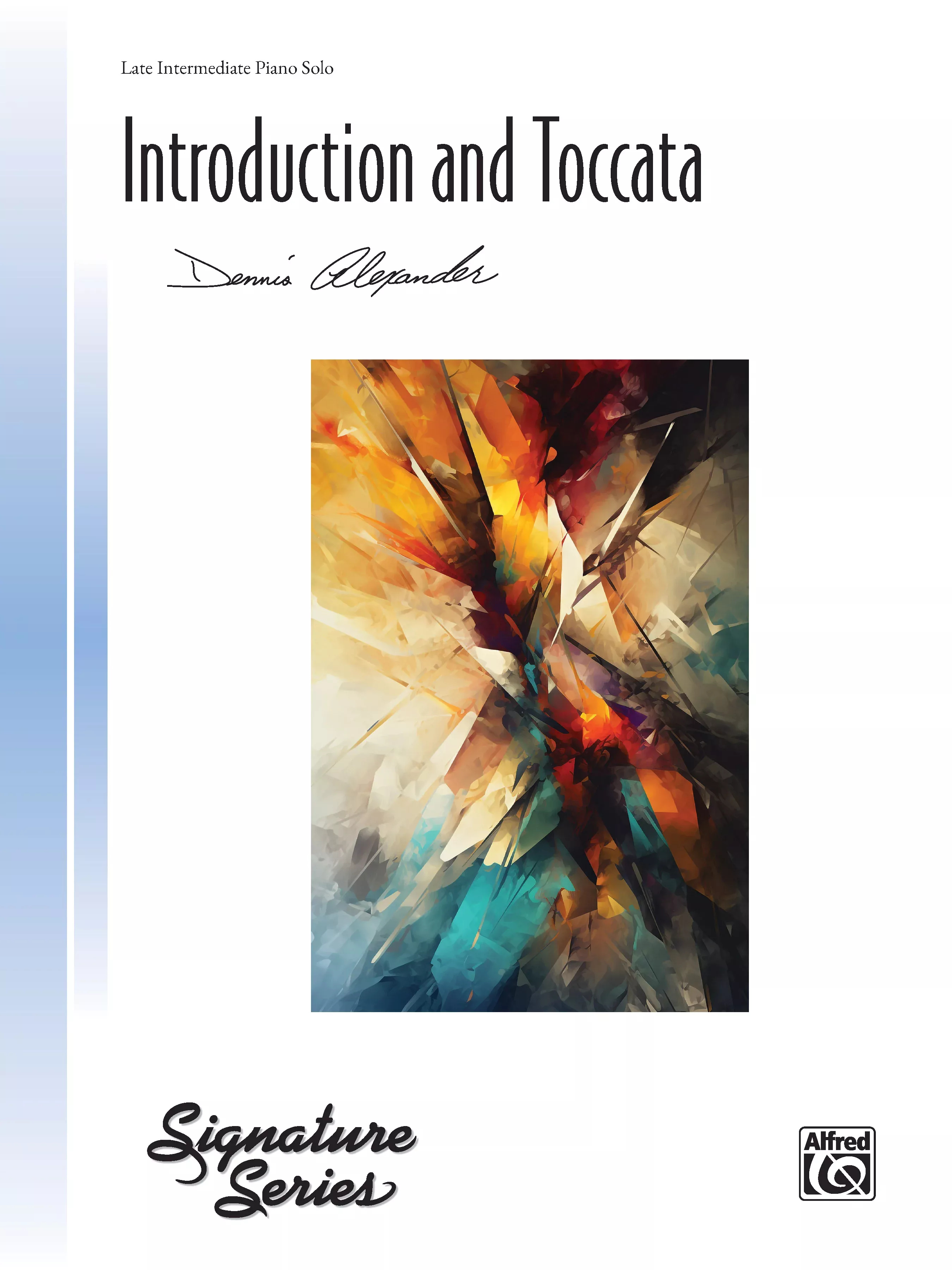 Introduction and Toccata: Piano Sheet