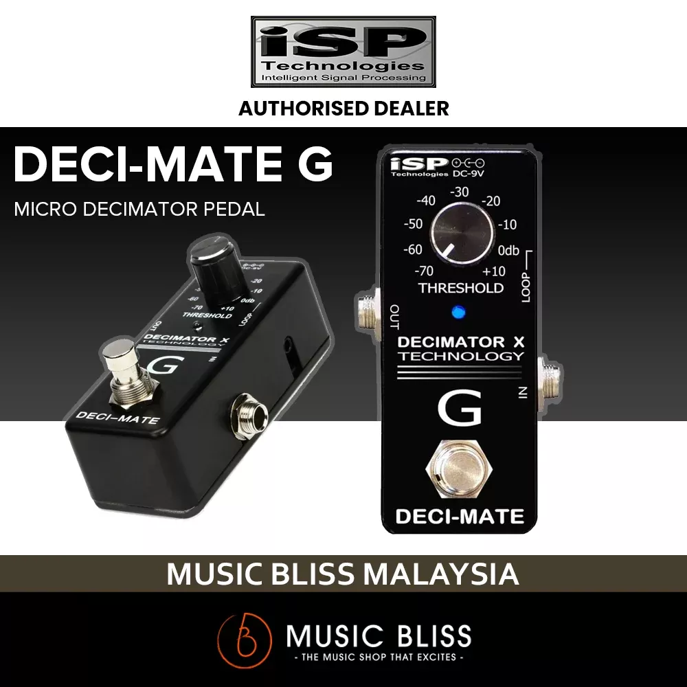ISP Technologies DECI-MATE G Micro Noise Reduction Pedal with Loop Connections