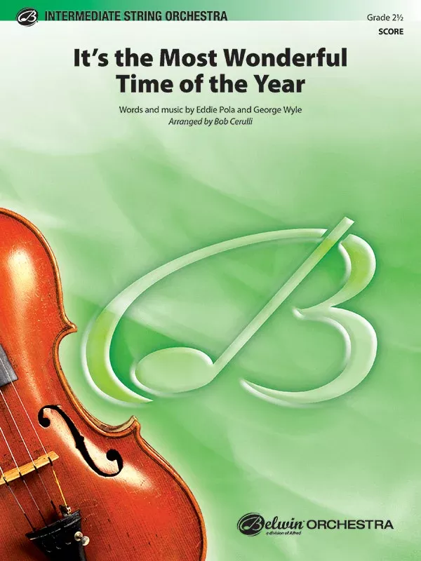 It's the Most Wonderful Time of the Year: String Orchestra Conductor Score