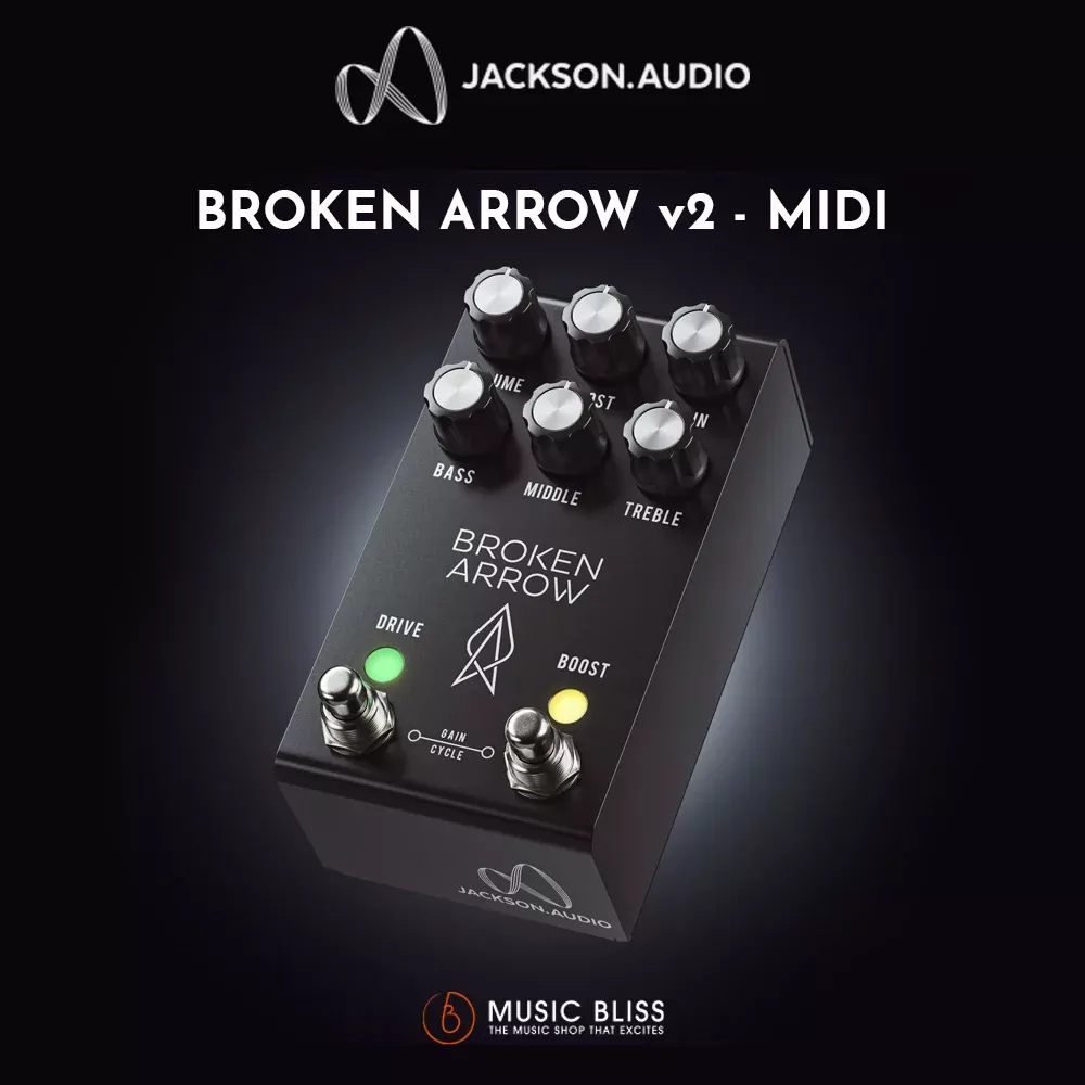 Jackson Audio Broken Arrow Overdrive Pedal – Anodized Black