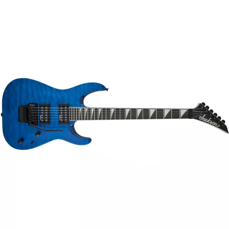 Jackson JS Series Dinky Arch Top JS32Q – Transparent Blue