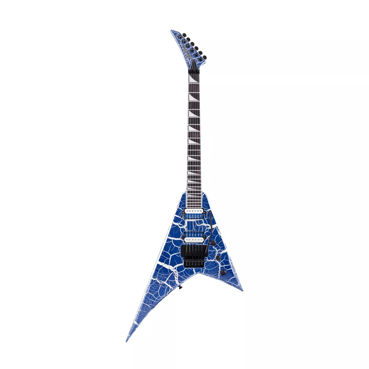 Jackson Pro Series Rhoads RR24 Electric Guitar, Ebony FB, Lightning Crackle