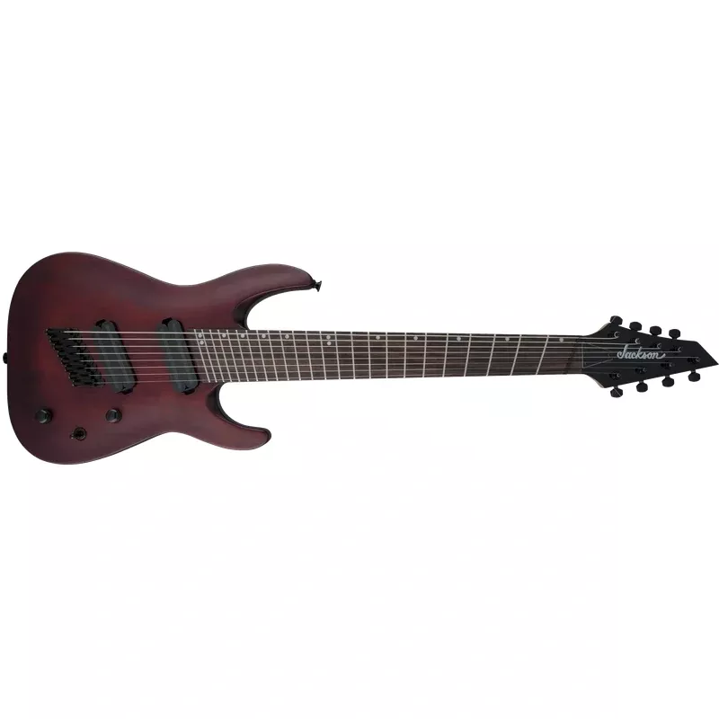 Jackson X Series Dinky Arch Top DKAF8 MS Multi-Scale Stained Mahogany