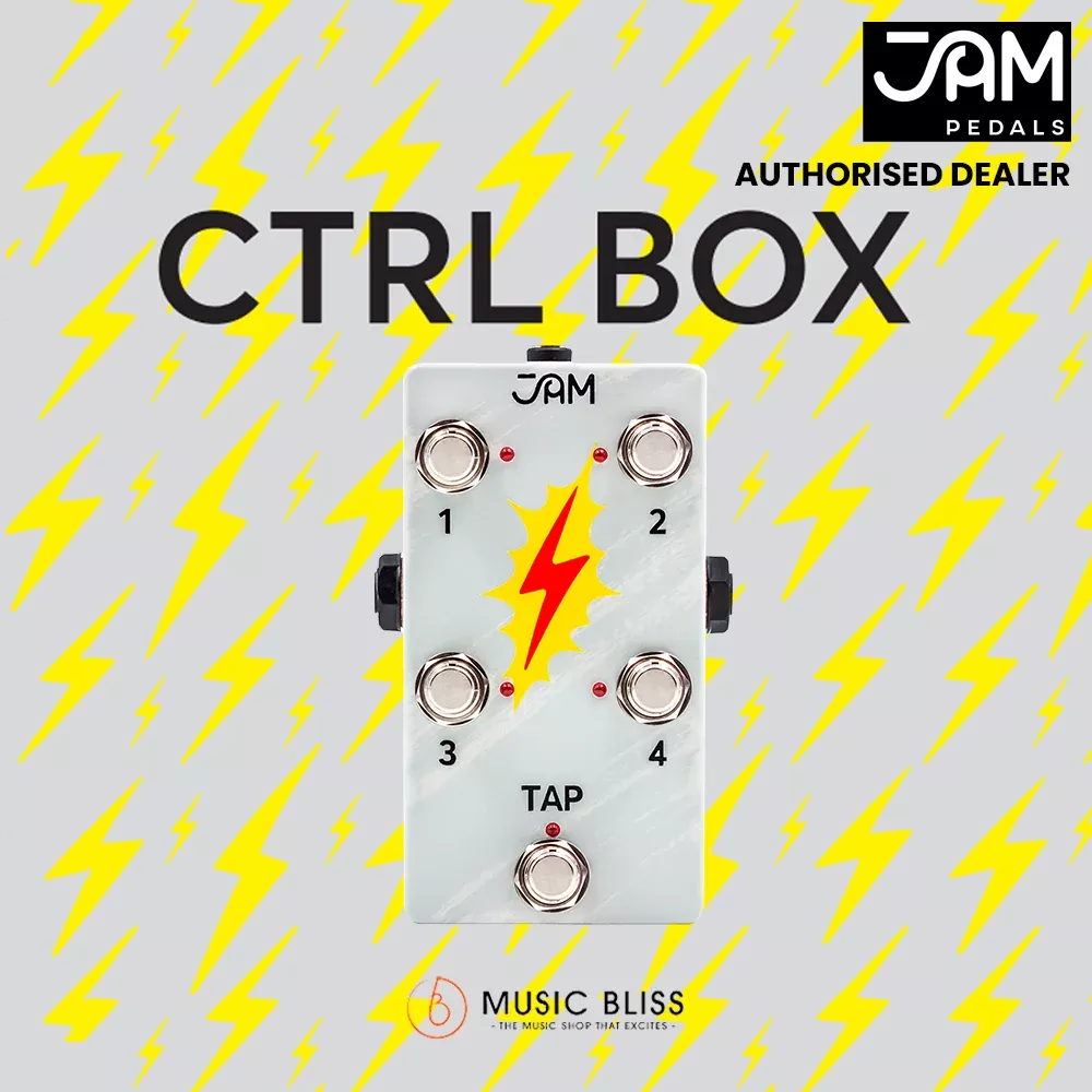 JAM Pedals Control Box Remote tap tempo / hold and preset selection for the Delay Llama XTREME