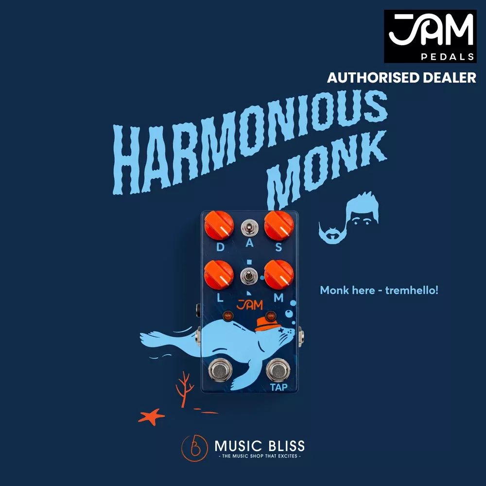 JAM Pedals Harmonious Monk MKII Harmonic Tremolo Pedal