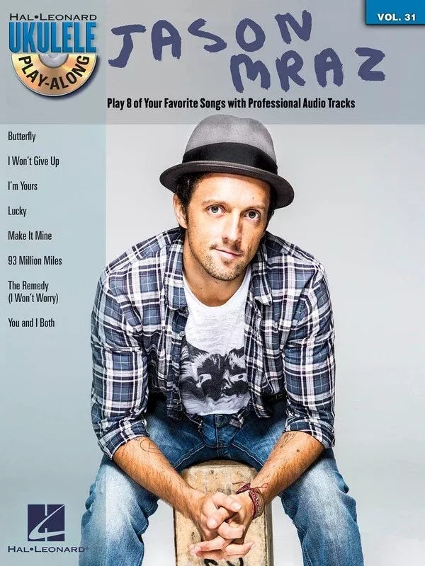 JASON MRAZ UKULELE PLAY ALONG V31 BK/CD