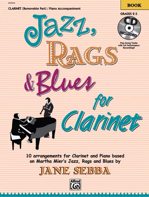 Jazz, Rags & Blues for Clarinet: Book 1: Clarinet Book & CD