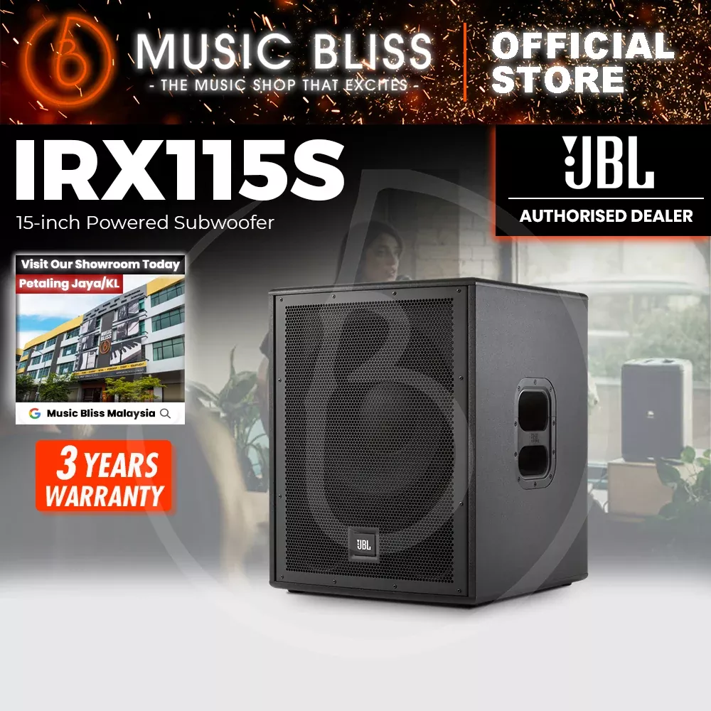 JBL IRX-115S 1300-watt 15″ Powered Subwoofer