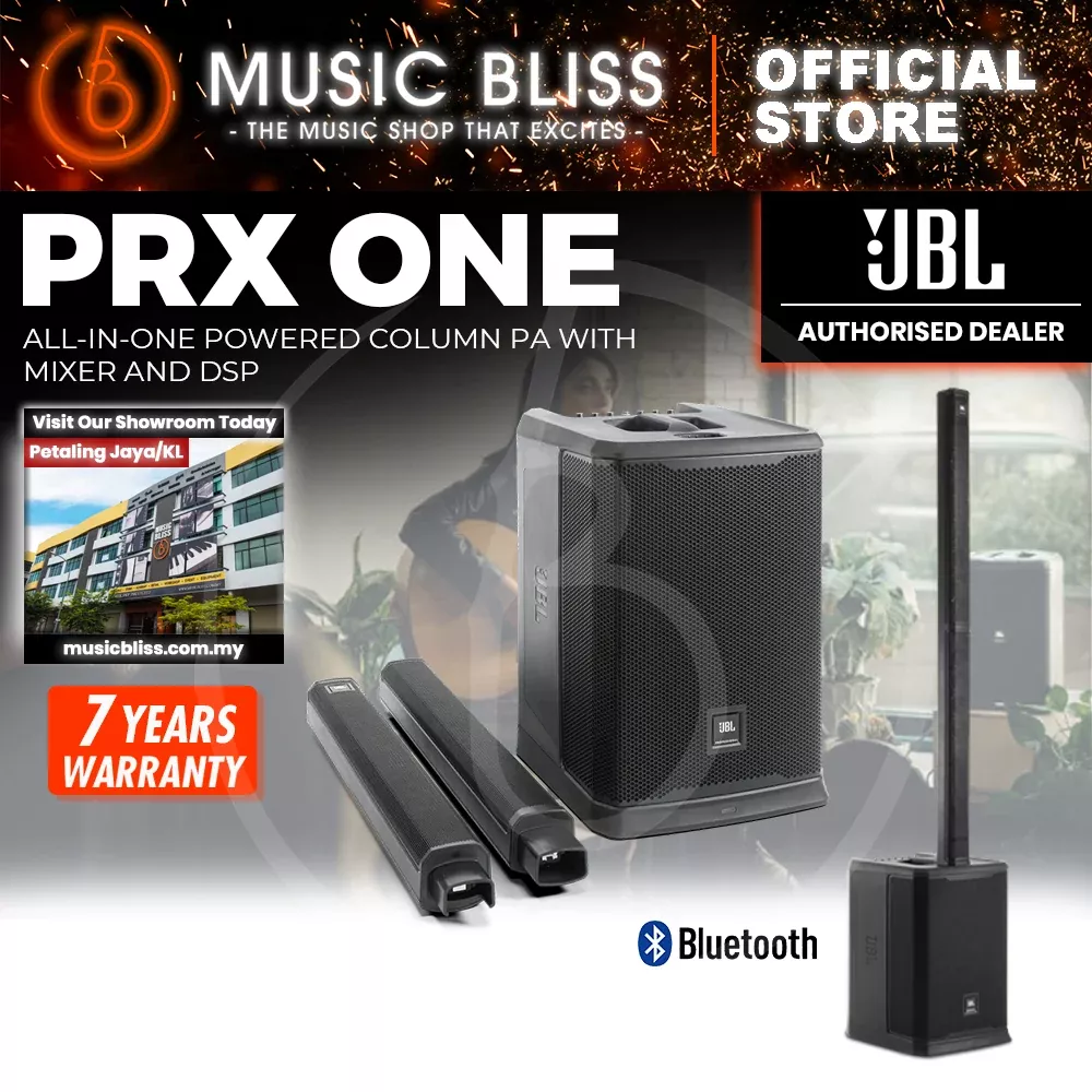 JBL PRX ONE All-In-One Powered Column PA Powered Column PA Speaker with Mixer and DSP