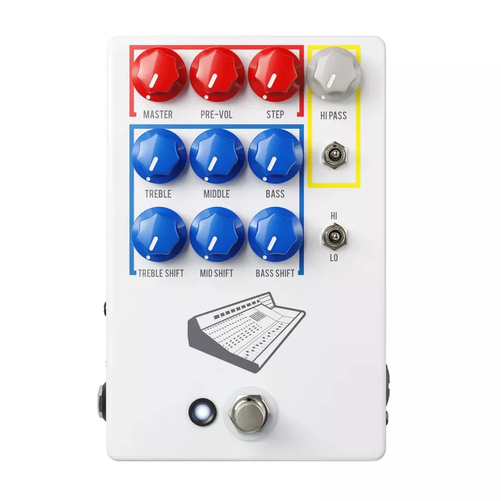 JHS Pedals Colour Box V2 Preamp and Distortion Effect Pedal with DI Out