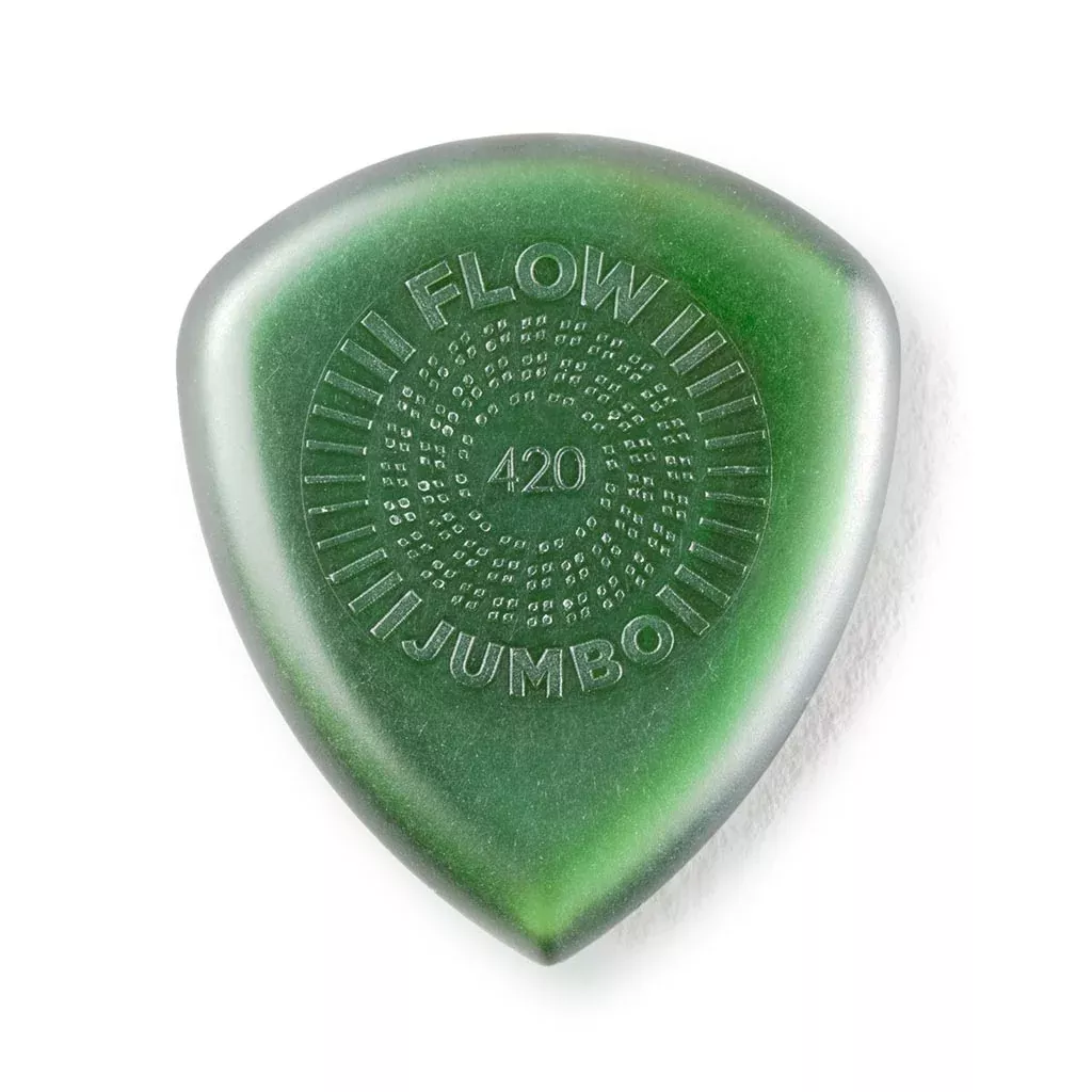 Jim Dunlop 547P4.2 Flow Jumbo Grip Picks, Pack of 2