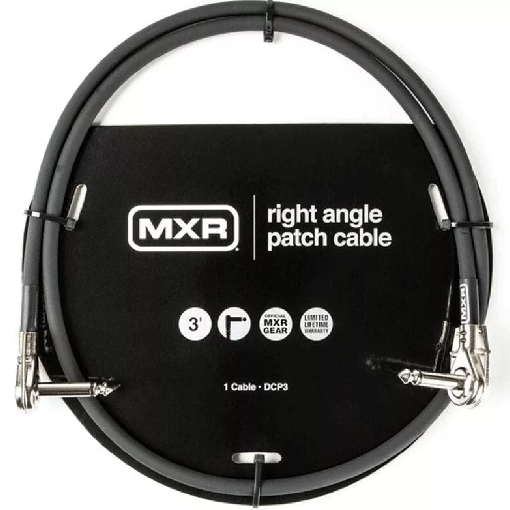 Jim Dunlop MXRGuitar Effects Pedal Patch Cable 3 foot in Black