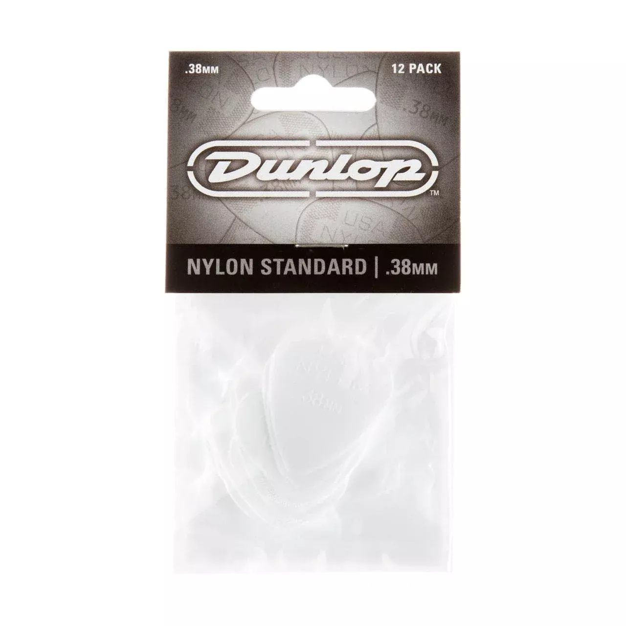 Jim Dunlop Nylon Standard Guitar Picks - 12 Pack