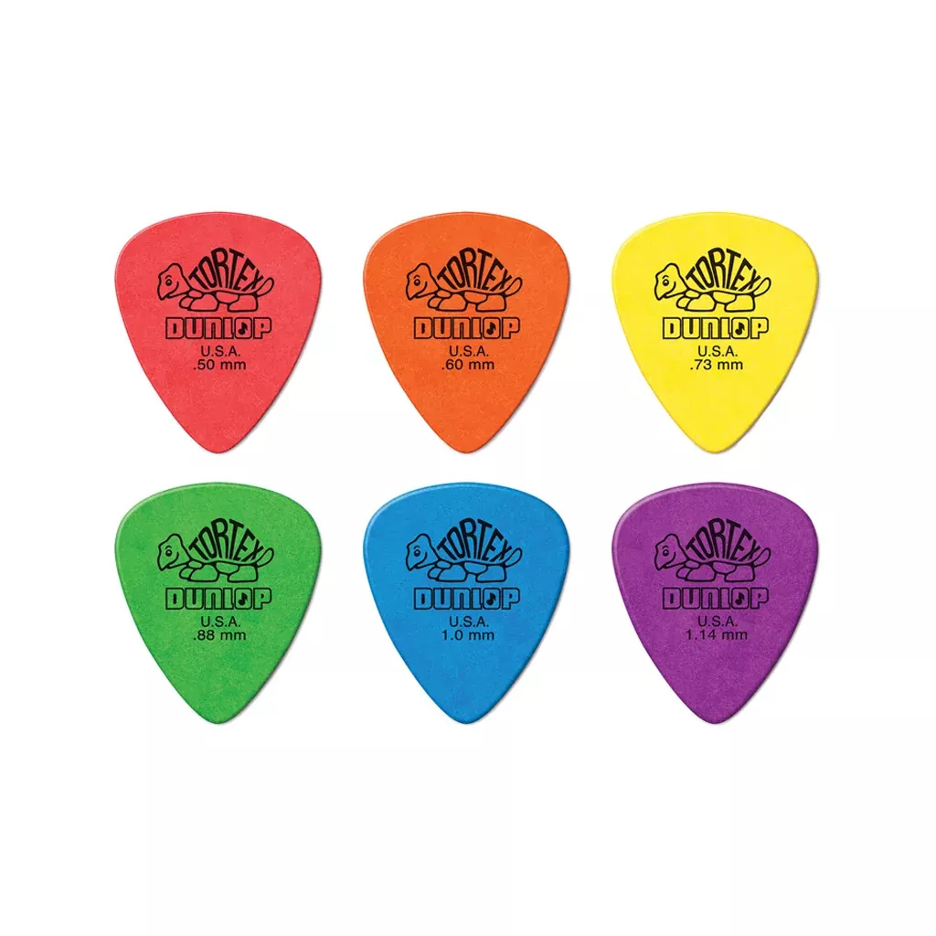 Jim Dunlop PVP418 Tortex Standard Pick Variety Pack – 12 Pack