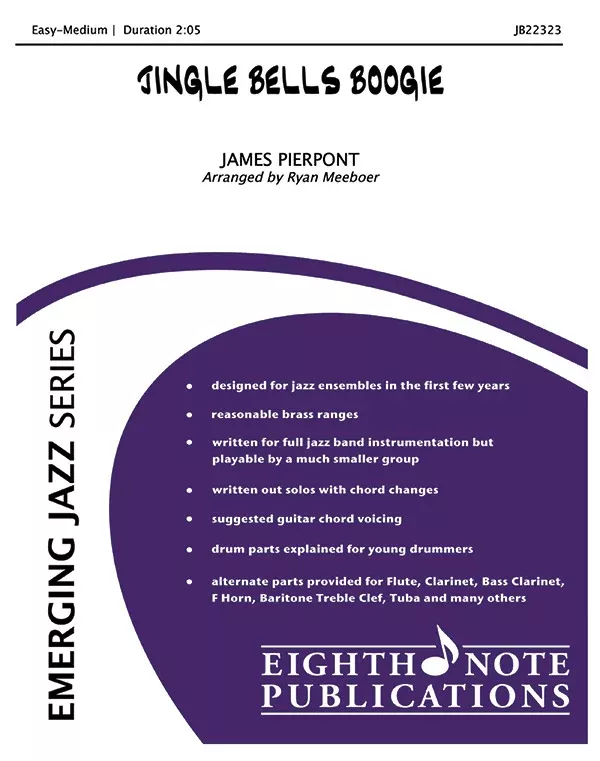 Jingle Bells Boogie: Jazz Ensemble Conductor Score & Parts