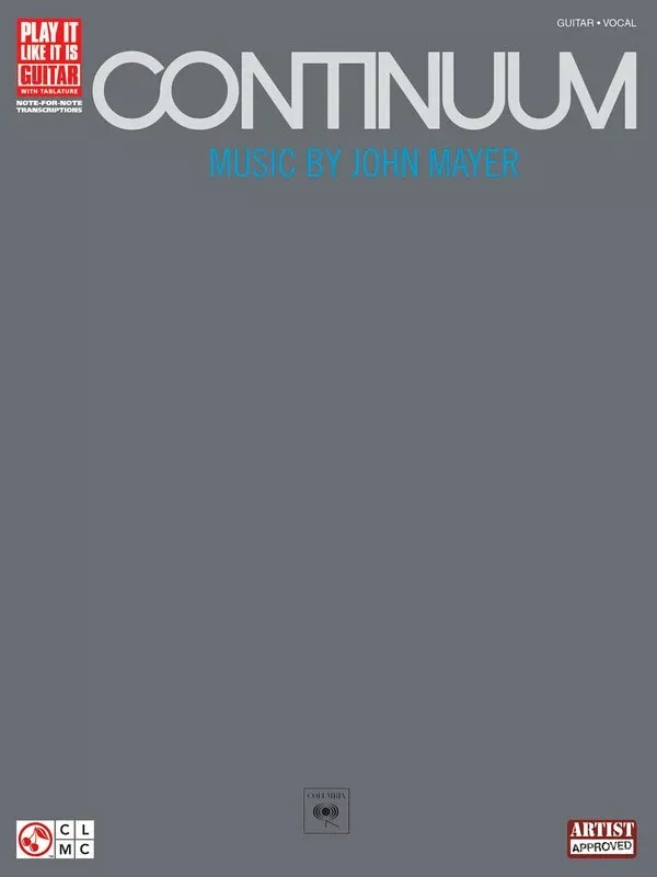 JOHN MAYER - CONTINUUM GUITAR TAB PILI