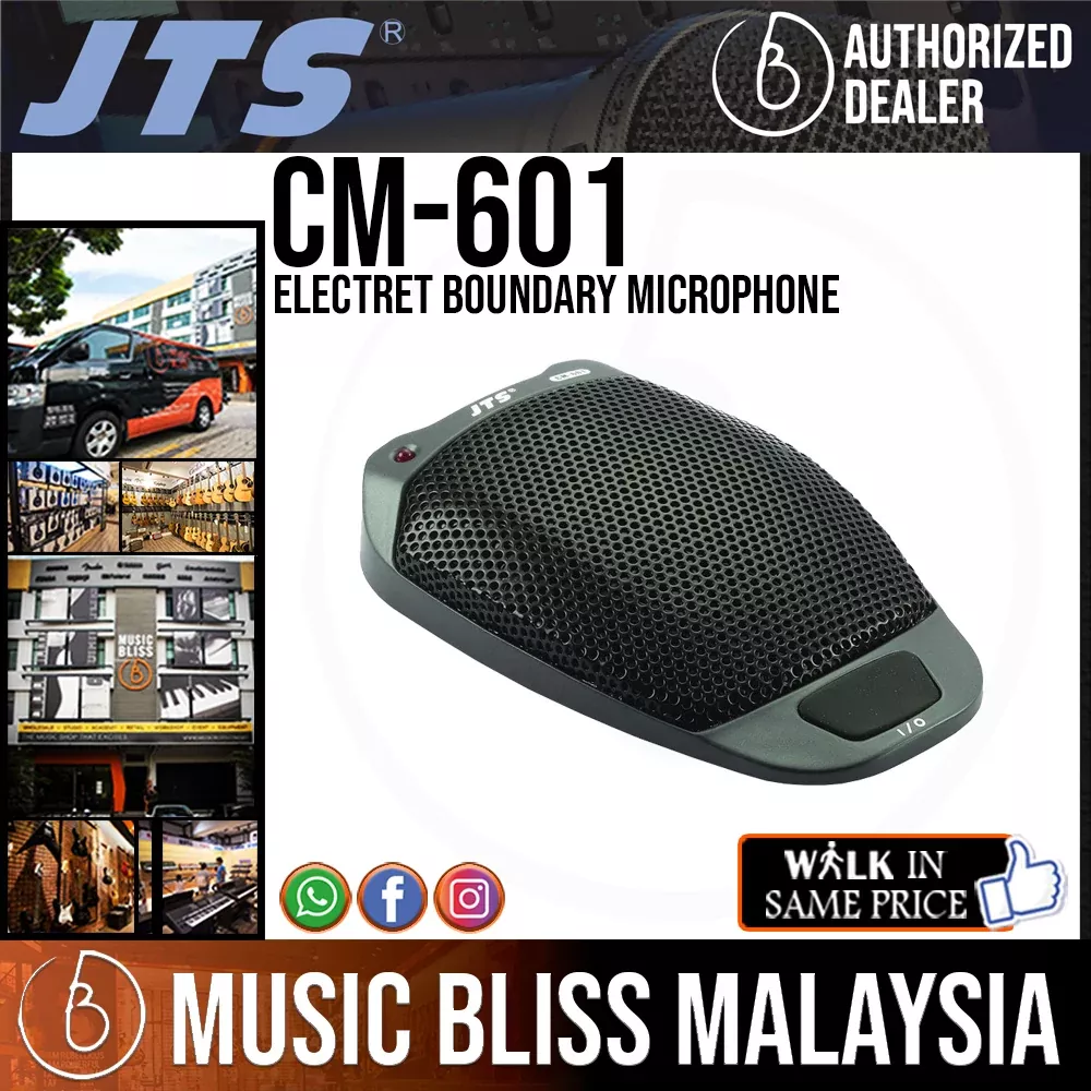 JTS CM-601 Electret Boundary Microphone