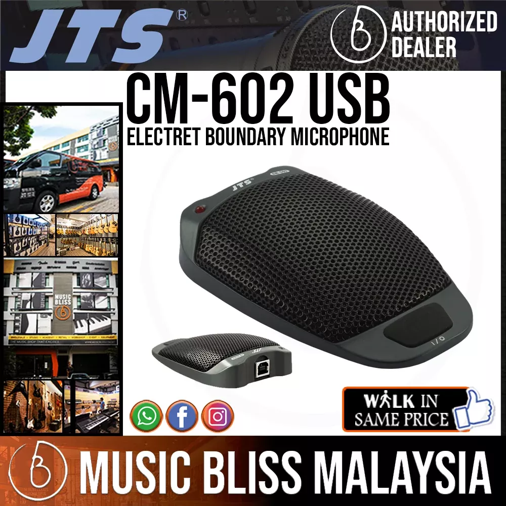 JTS CM-602 USB Electret Boundary Microphone