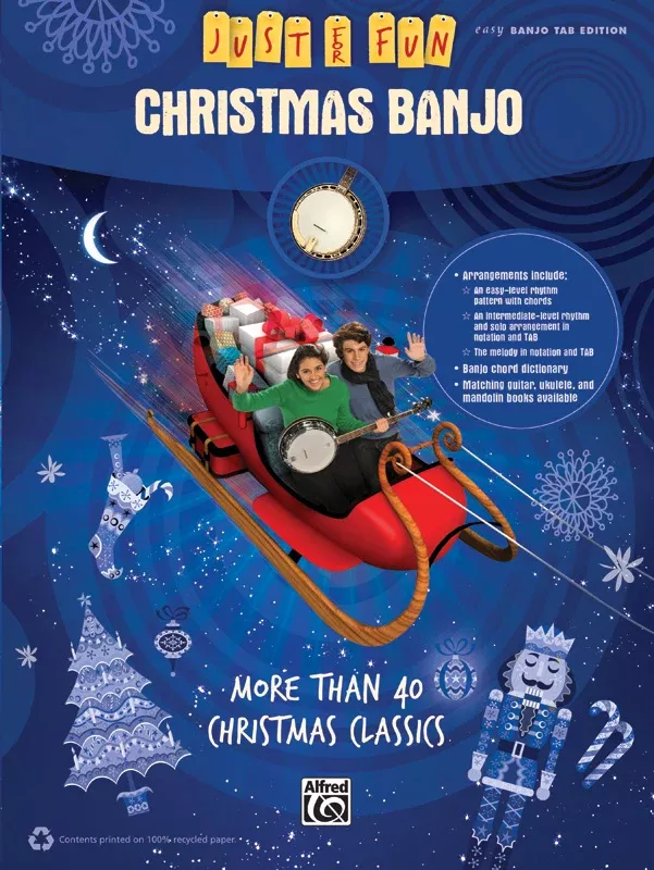 Just for Fun: Christmas Banjo: Easy Banjo TAB Book