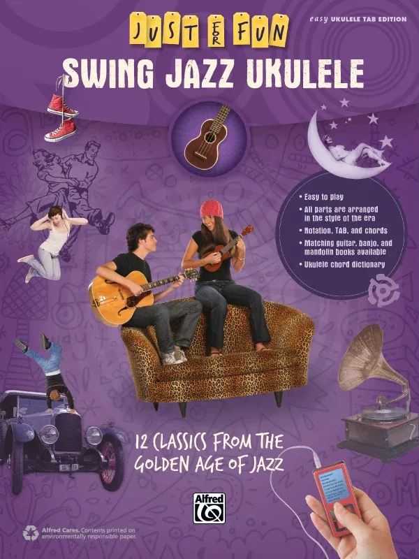 Just for Fun: Swing Jazz Ukulele: Easy Ukulele TAB Book