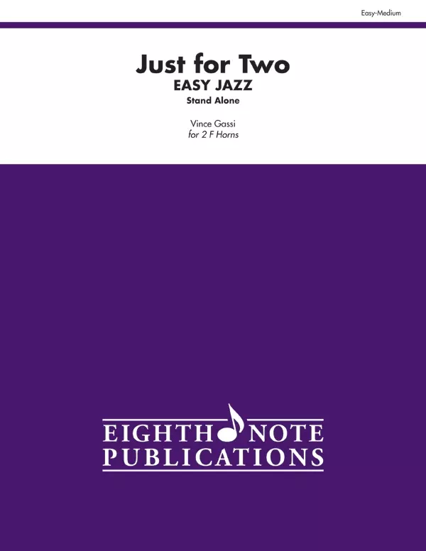 Just for Two Easy Jazz (stand alone version): 2 F Horns Book