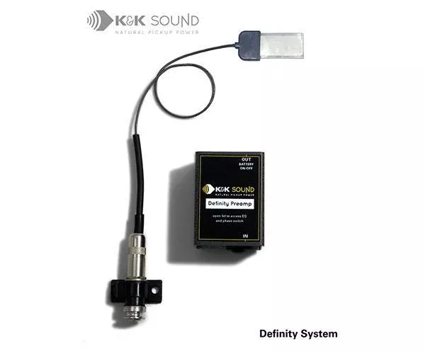 K&K Definity System -Floating Bridge Pickup + Preamp System