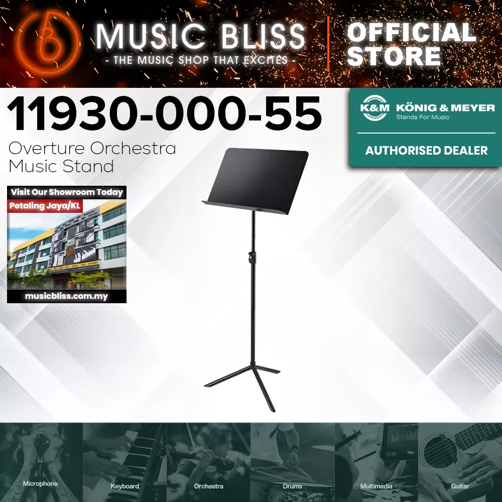 K&M 11930 Overture Orchestra Music Stand