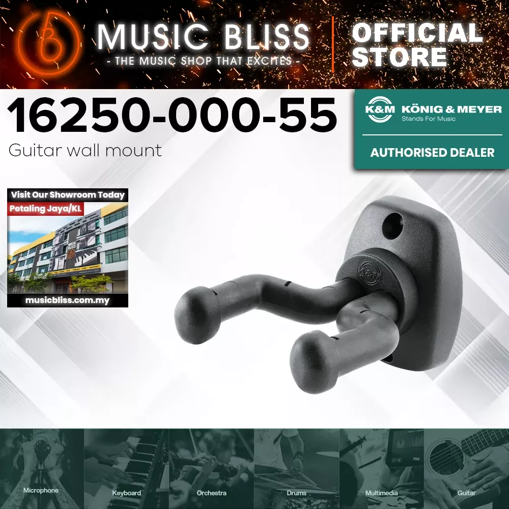 K&M 16250 Guitar Wall Mount