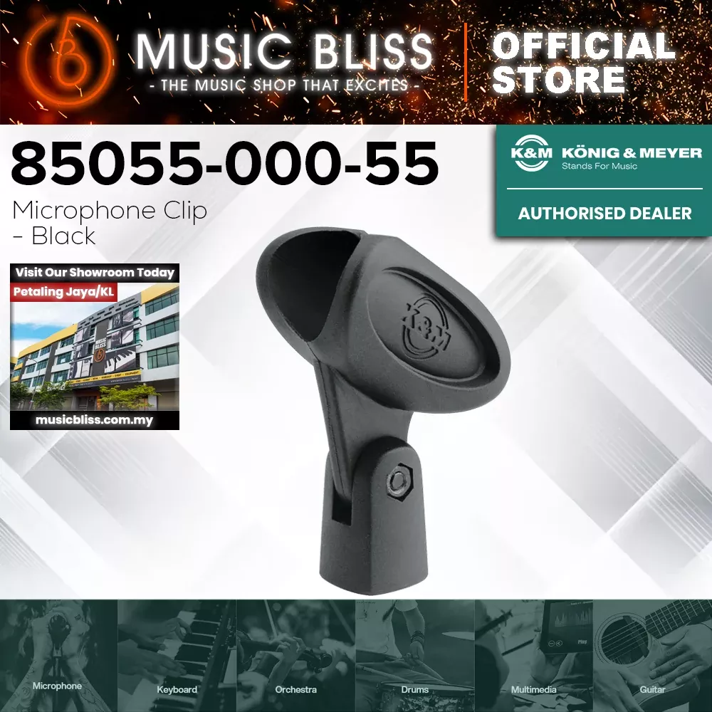 K&M 85055 Microphone Clip