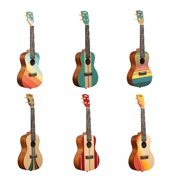Kala Surf Collection Concert Ukuleles