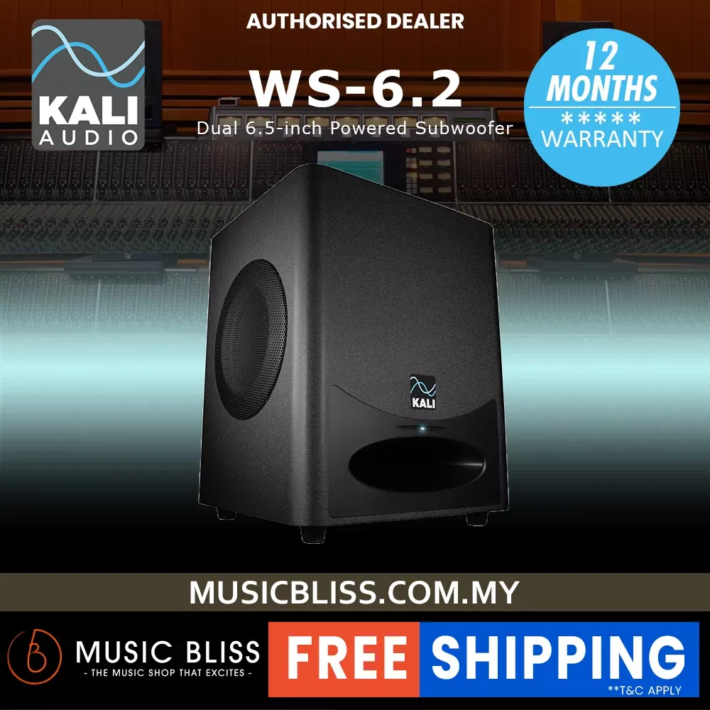 Kali Audio WS-6.2 Dual 6.5″ Powered Subwoofer