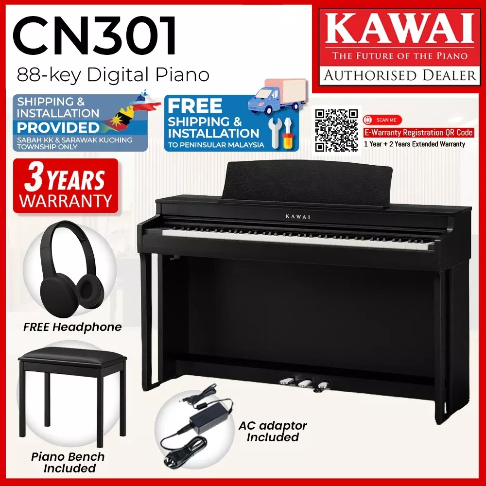 Kawai CN301 Digital Piano – Black