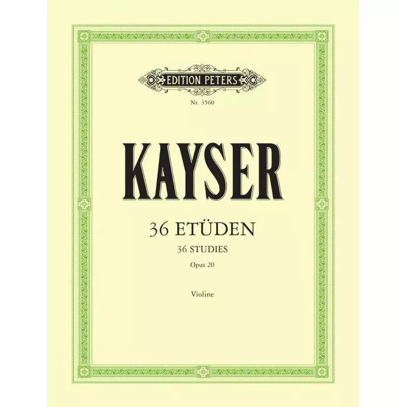Kayser 36 Etudes Op. 20