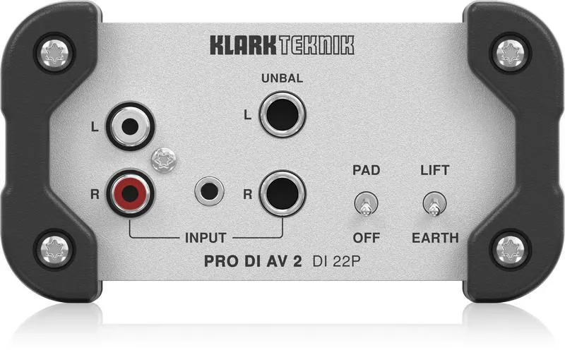 Klark Teknik DI 22P Passive Stereo DI Box