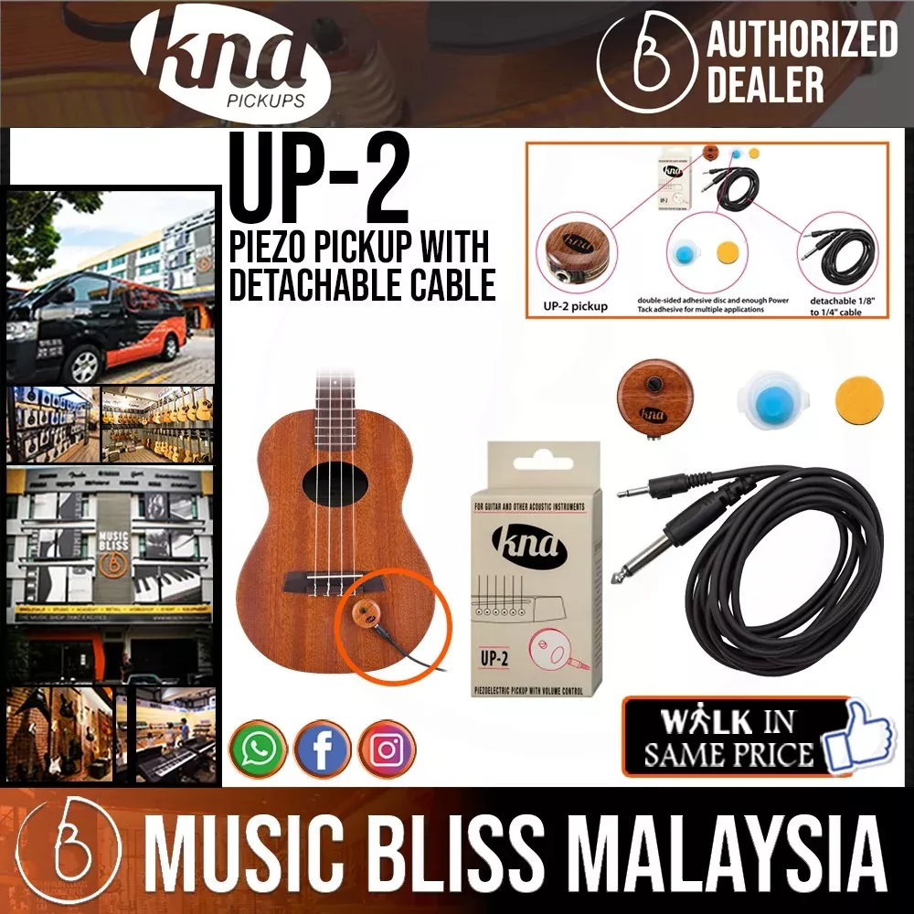 KNA UP-2 Piezo Pickup with Detachable Cable