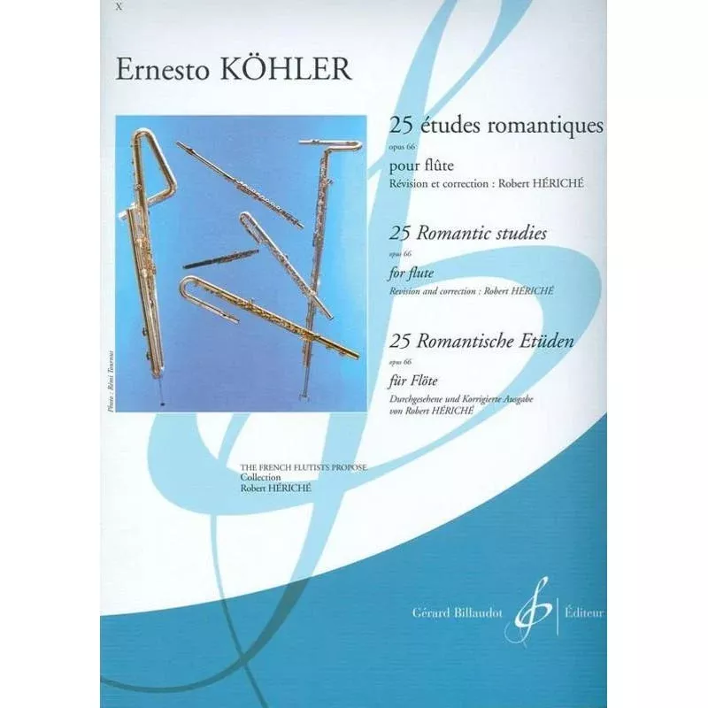 Kohler 25 Romantic Studies for Flute