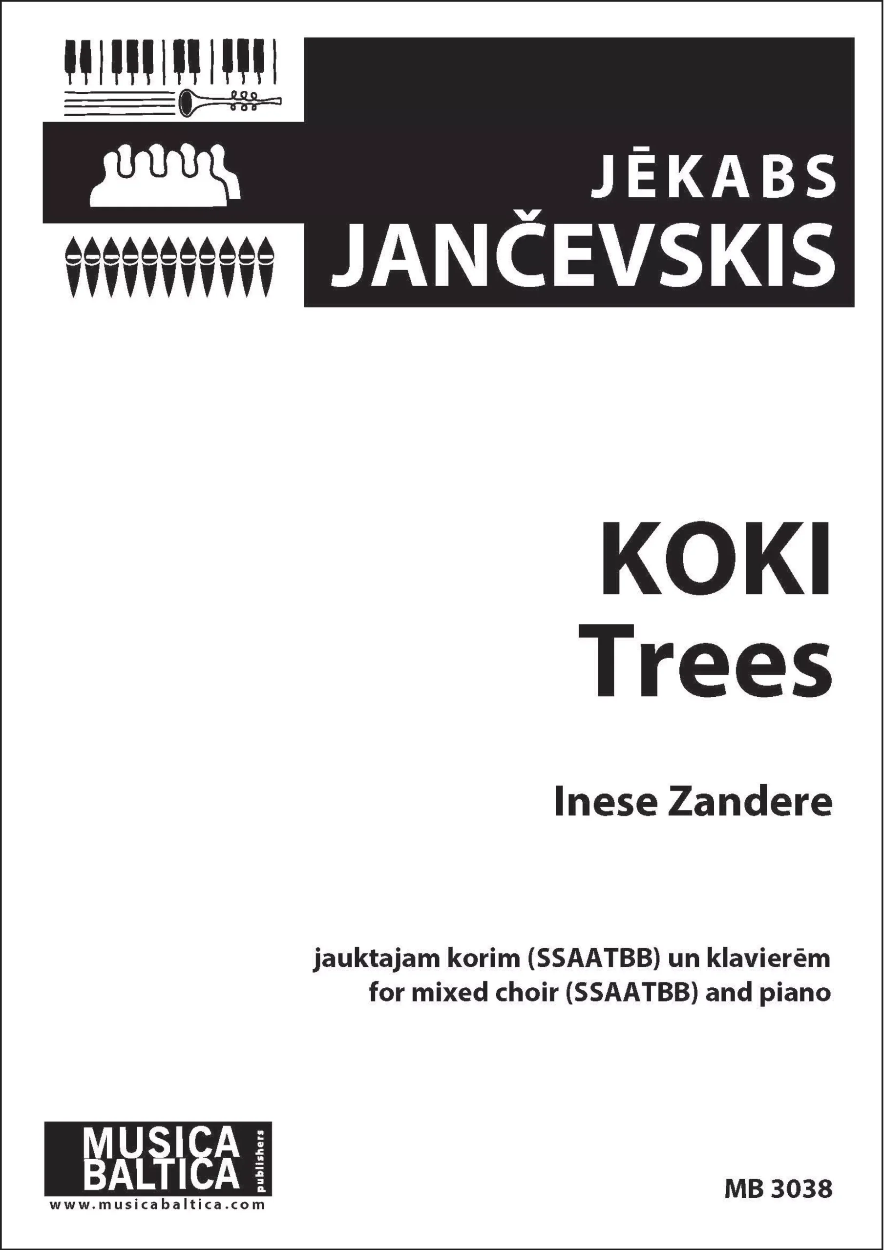 Koki (Mixed Voices): Mixed Voices (SSAATB)