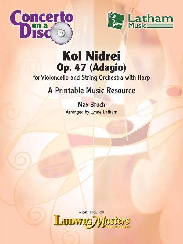Kol Nidrei, Op. 47 for Cello and Strings: String Orchestra Conductor Score and Parts