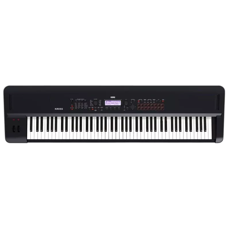Korg 88-key Synthesizer Workstation, Matte Black KROSS288MB