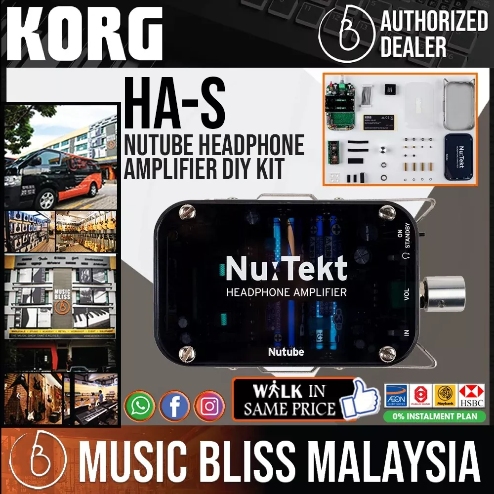 Korg HA-S Nutube Headphone Amplifier DIY Kit