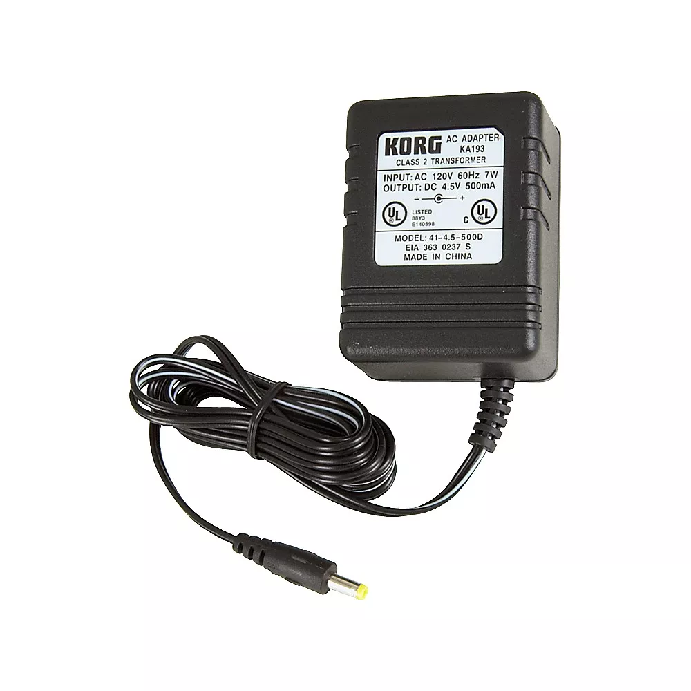 KORG KA193 4.5V Adapter for PX4, PX4B and PXR4